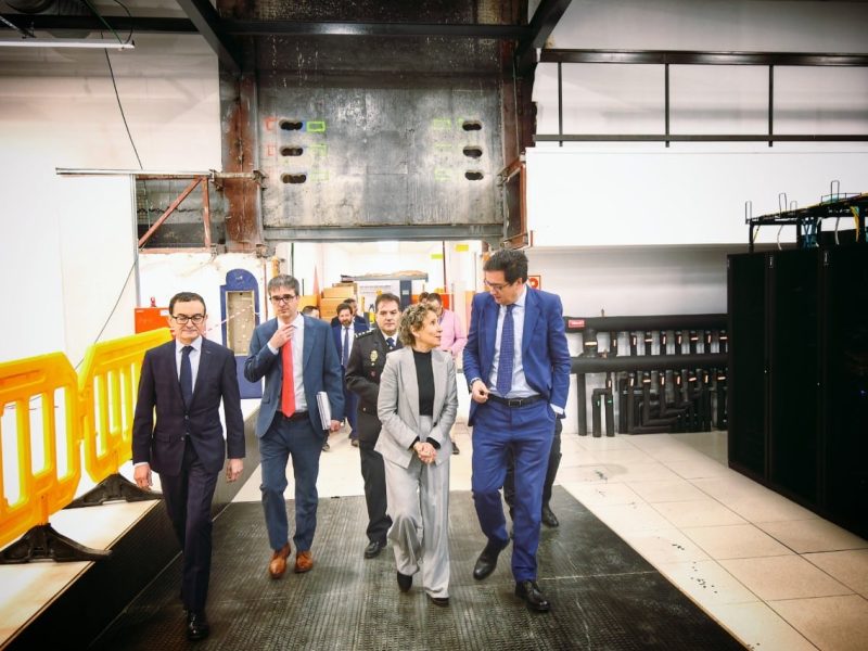 Óscar López met l'accent sur le centre de données d'El Escorial : le « cœur » de NubeSARA et la future plateforme souveraine d'IA