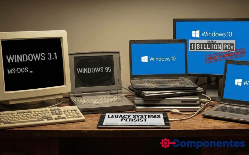 Près de 1 milliard d'ordinateurs restent sous Windows 10 : l'ombre longue des anciens Windows