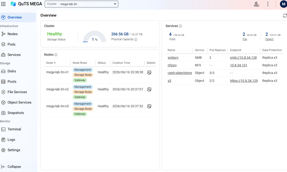 QNAP renforce son NAS distribué avec des snapshots et une récupération entre clusters