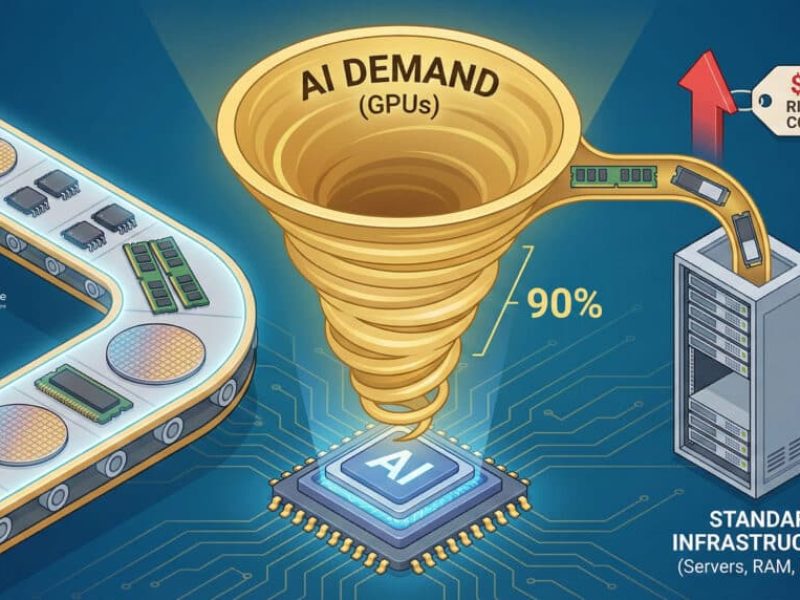 Quand l'IA augmente le coût de la RAM : la prochaine secousse des coûts dans l'infrastructure "de toujours"