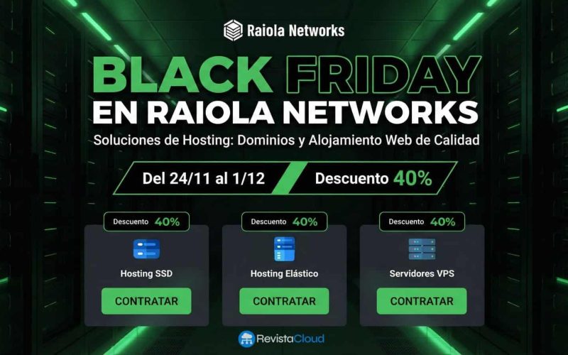 Raiola Networks célèbre une Black Friday d'une semaine avec « Réduction de 40 % » sur l'hébergement et les VPS