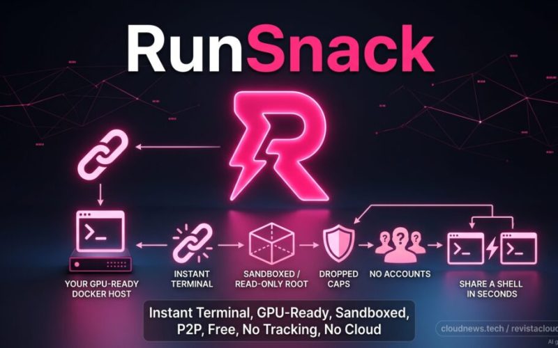 RunSnack transforme une propre GPU en un terminal partagé avec un seul lien