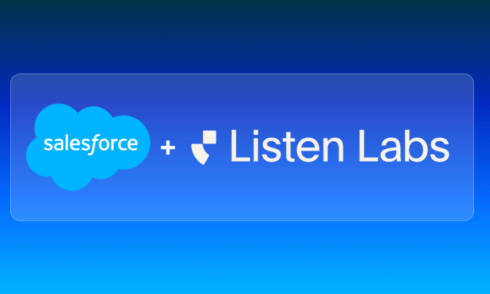 Salesforce achète Listen Labs pour transformer les conversations avec les clients en données pour l'IA