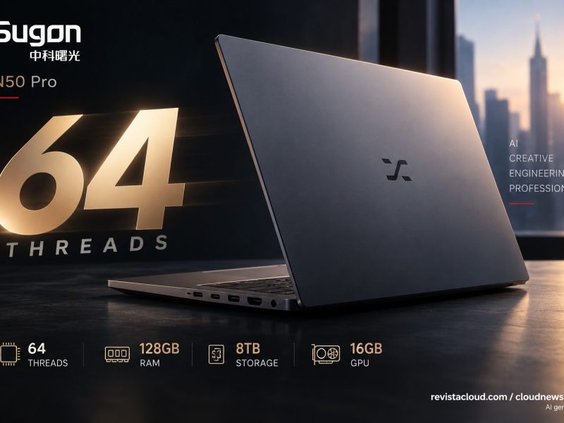 Sugon N50 Pro : La Chine apporte 64 fils à un portable de seulement 1,69 kg