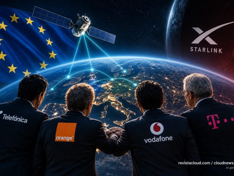 Telefónica, Orange, Vodafone et DT envisagent une alliance européenne face à Starlink