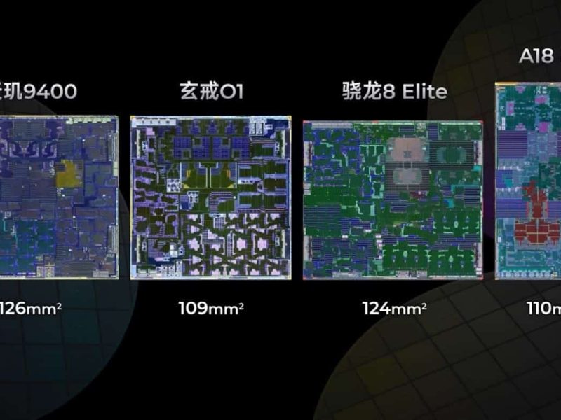 Xiaomi surprend avec le XRING O1 : le SoC le plus efficace par surface face à Apple, Qualcomm et MediaTek.