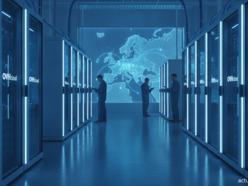 OVHcloud data center européen — IA souveraine et LLM