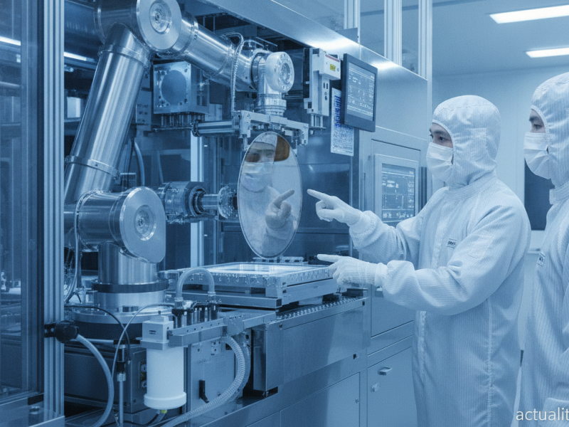 Salle blanche de fabrication de semi-conducteurs pour les puces 2 nm de Rapidus