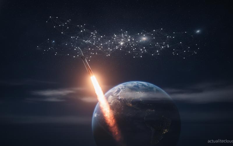 SpaceX IPO Nasdaq : lancement Falcon 9 et satellites Starlink