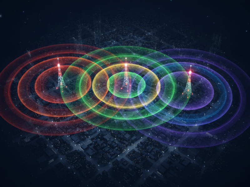 Enchère AWS-3 de la FCC - visualisation du spectre radioélectrique et des réseaux mobiles