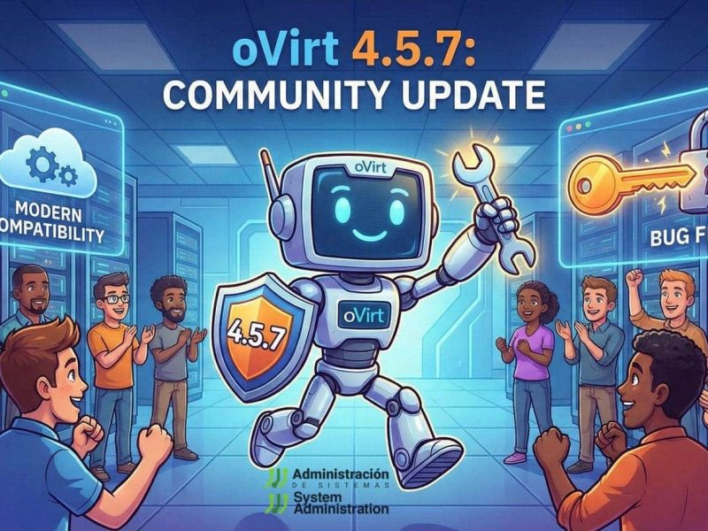 oVirt 4.5.7 revient avec un support moderne et des correctifs critiques… mais Proxmox continue de dominer