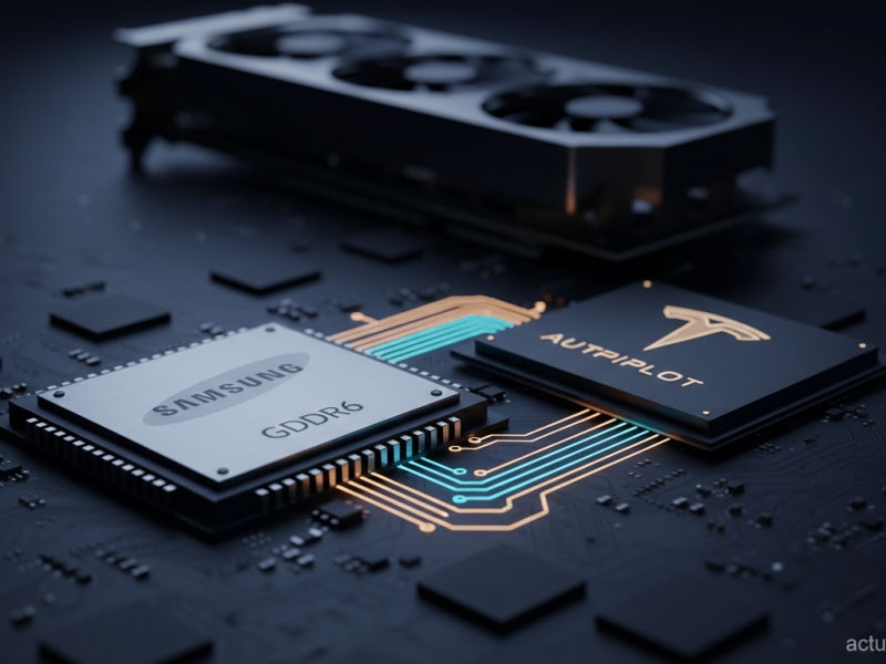 Puces memoire GDDR6 de Samsung destinees a Tesla et impact sur le marche des cartes graphiques