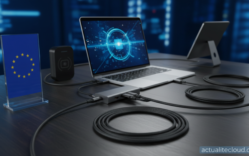 Chargeur universel USB-C obligatoire pour les ordinateurs portables en Europe dès avril 2026